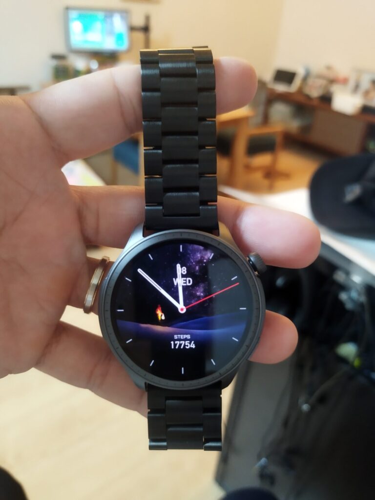 Amazfit BALANCEベルトを変えると高級感が増します