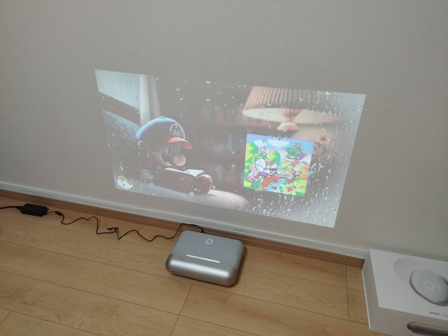 超単焦点小型プロジェクター JMGO O1✨スタイリッシュで