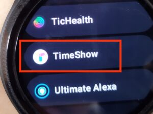 TicWatch Pro 5 Enduro　Time Show