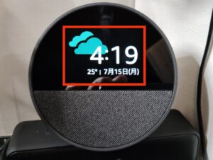 Echo Spotの画面の大きさ