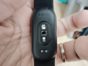 Xaomi Smart Band 9のセンサー部分