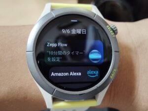 Amazfit CheetahでZepp Flow