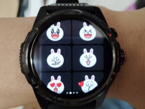 Ticwatch AtlasのLINEの絵文字