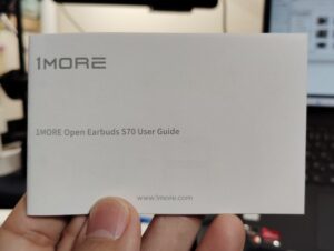 1MORE Open Earbusd S70の取扱説明書