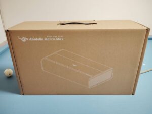 Aladdin Marca Maxの箱