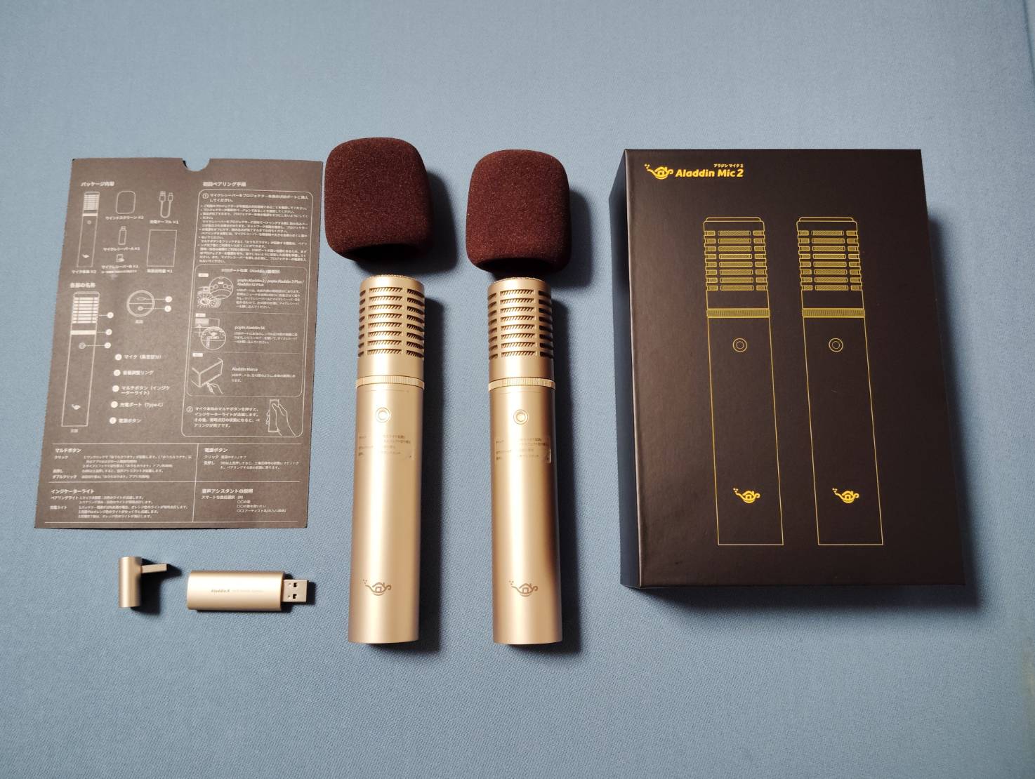 Aladdin Mic 2の付属品