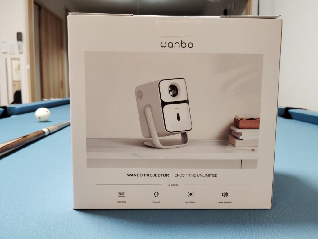 WANBO T2-Ultraの箱