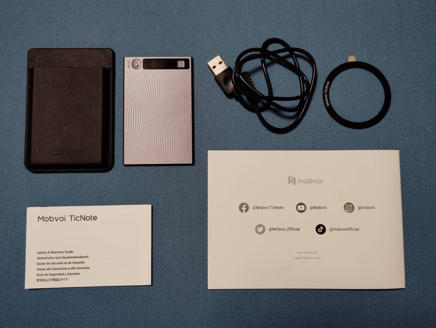 TicNoteの付属品