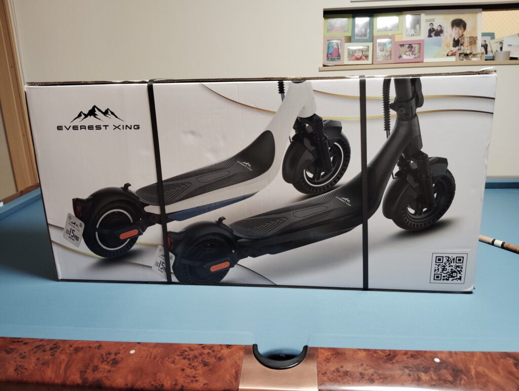 EVEREST XING EX 15 PROの箱