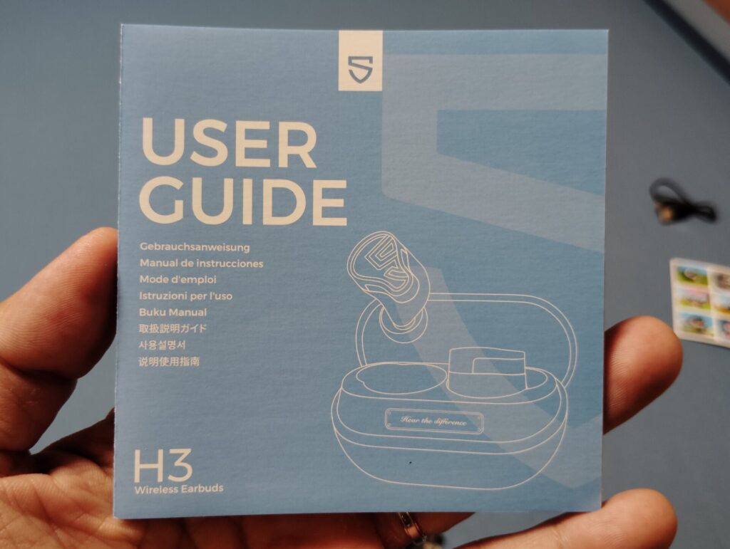 SOUNDPEATS H3の取扱説明