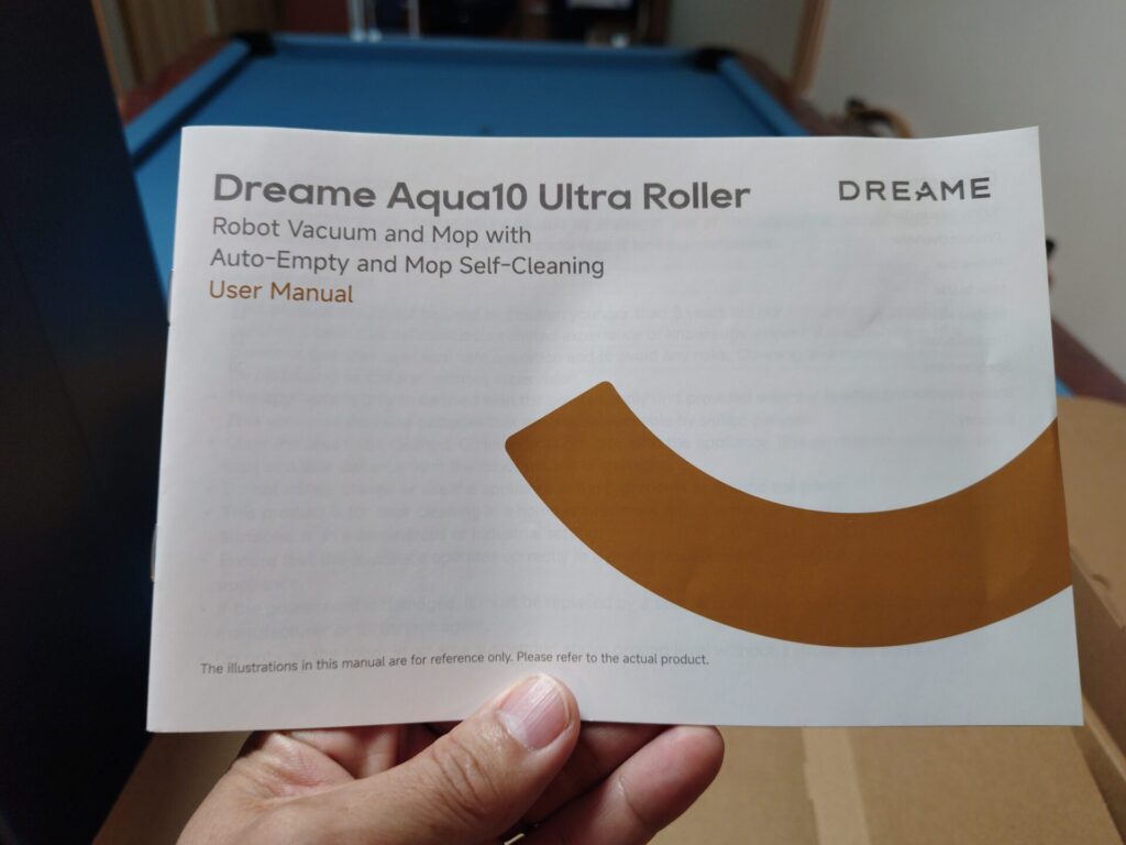 Dreame Aqua10 Ultra Rollerの取扱説明書✨