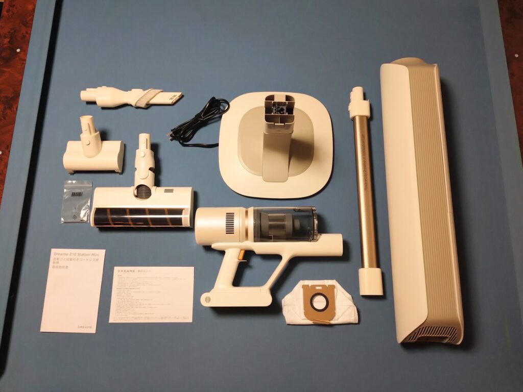 Dreame Z10 Station Miniの付属品
