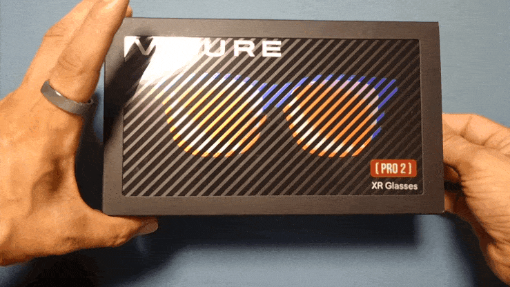 VITURE Pro 2 XRグラスの箱のギミックが良いGIF画像